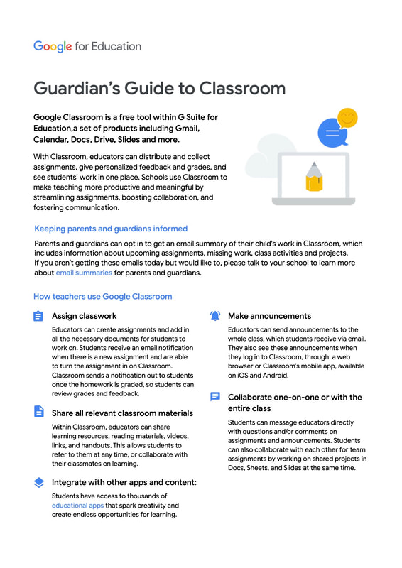 google classroom guardian access